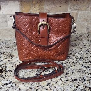 Patricia Nash Irving Bucket Bag Satchel Crossbody